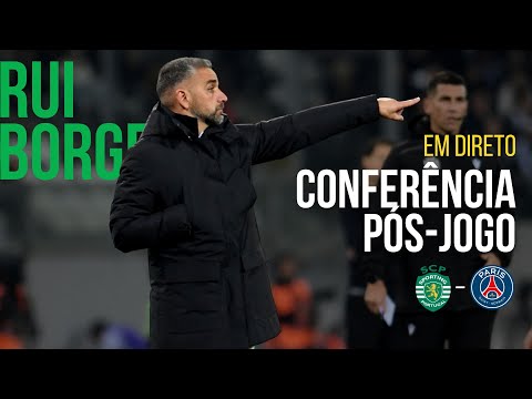 🔴 EM DIRETO | CONFERÊNCIA PÓS-JOGO | Sporting - PSG
