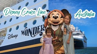 Disney Cruise Wonder- Australia part 1 ✨️