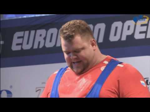 Konovalov Andrey - Deadlift 367,5 kg @ 120+ / European Open Championships 2016