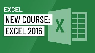 New Course: Excel 2016
