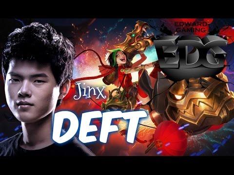 EDG Deft JINX ADC vs Sivir - Patch 5.21 KR | League of Legends