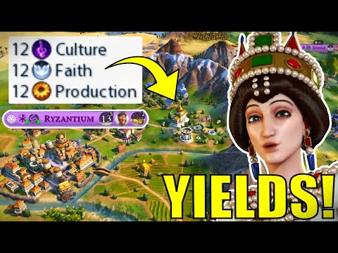 Civ 6 | A Game FULL Of Giga Tier Holy Sites, Theodora ROCKS – (#1 Deity Byzantium Civilization VI)