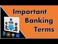 Important Banking Terms - General Awareness for All Bank Exams