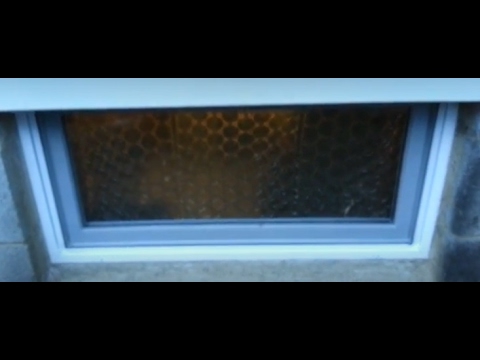 How to Upgrade Basement Windows - $50 Home Depot - YouTube