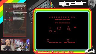 New ZX Spectrum Asteroid Clone and TONS more ZX Action - Amigo Aaron's Disaster Stream