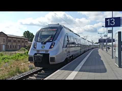 S5X Nach Halle(Saale) HBF bei der Einfahrt in den Bahnhof Halle (Saale) HBF #br1442 #br442 #Talent2