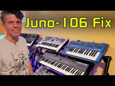 Fixing My 40-year-old Roland Juno-106 - How To Fix Jack Problems