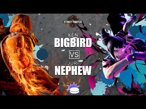 [Street Fighter 6 CB]SF6 Replay Bigbird(Ken) vs Nephew(Juri)