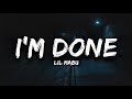 Lil Mabu I M Done Lyrics