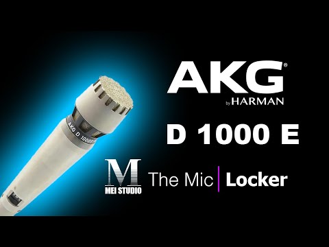 Rare Vintage: AKG D1200E Dynamic Unidirectional Microphone 200 ohms with Mic Clip 1970 - Silver image 8