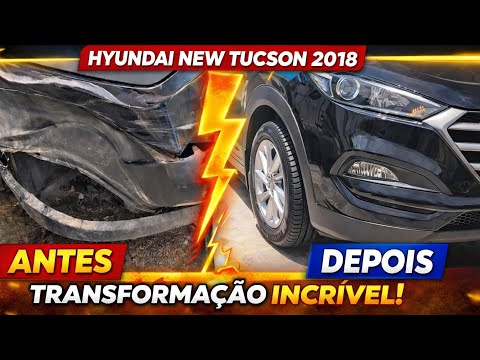 RESTAURAÇÃO DOS PARA-CHOQUES DA NEW TUCSON 2018, CONFIRA!