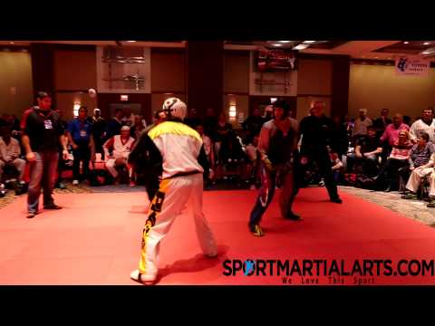 Nathan Thorn v Ross Levine - Men's Sparring - AKA Grand Nationals 2014