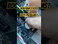 PC Not Booting After Inserting 2 New Additional Ram Sticks FIX Pc Pcbuild Pcguide Ram