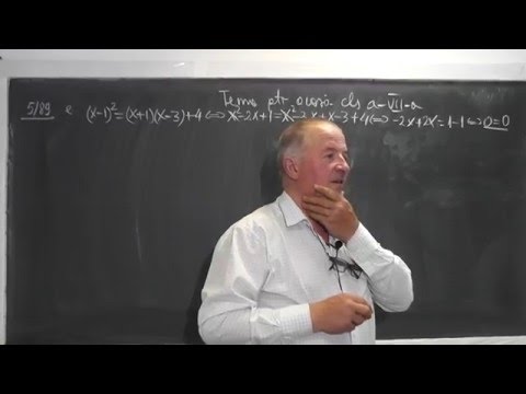 1/2 Lectia 1005 Ecuatii de gradul 1 si 2 Formule calcul prescurtat Radicali Modul Cercul Clasa 7
