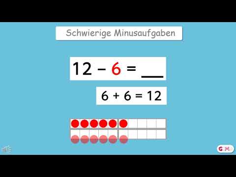 Schwierige Minusaufgaben - Teil 3: Verdopplungsaufgaben - Klasse 1