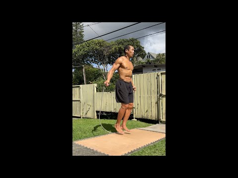 Day 302 FitPro Hawaii Workout (2X SPEED) -1 lbs. Crossrope Jump Rope x 10 Minutes-3/15/21, 10:26 am