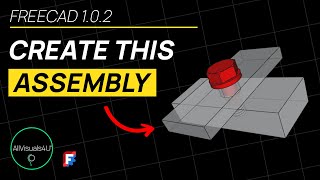 ⏱ TIMELAPSE 🪛 FreeCAD Assembly Tutorial - FreeCAD Thread Tutorial - FreeCAD Fasteners Workbench