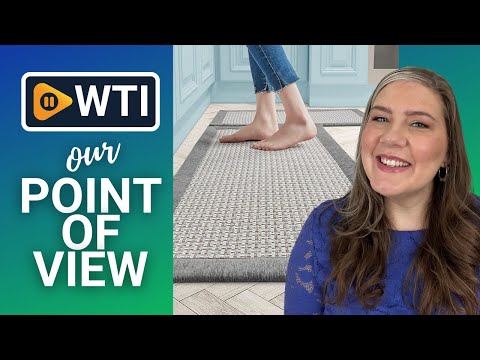 Twill Kitchen Mat Kitchen Rugs Set of 2 Kitchen Rugs and Mats Non Skid Washable Kitchen Floor Rugs for in Front of Sink Heavy Duty Standing Mat Kitchen mats for Floor Countertop Fridge Indoor - WTI product video review