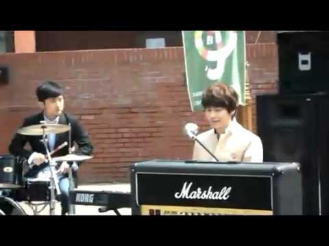 fancam 110409 K.R.Y Super Star K MV Filming - Kyuhyun Focus 9