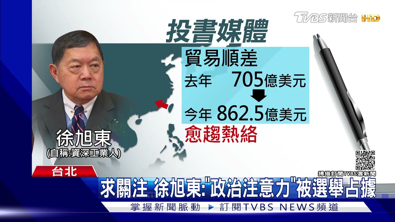 遭陸罰20億 徐旭東憂心:台灣「逢中必反」