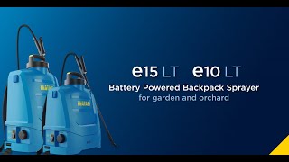 Matabi e15 LT and e10 LT - Battery powered sprayer for garden and orchard🌿🔋