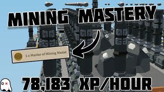 CHEAP AFK METHOD TO GET *LVL 100* MINING XP!! | ROBLOX ISLANDS!!!