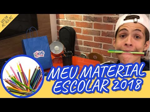 MY SCHOOL SUPPLIES 2018! - João Guilherme