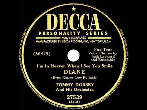 1951 Tommy Dorsey - Diane (Jack Leonard & ensemble, vocal)