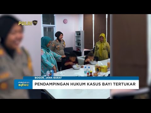 KAPOLRES BOGOR SAMBUT KELUARGA BAYI TERTUKAR