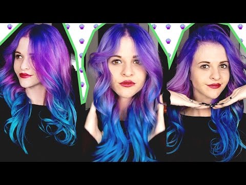 How To: Purple to Teal Hair Color Melt | Arctic Fox...