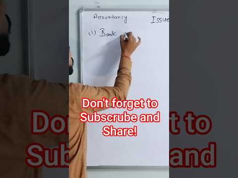 Issue of shares Journal Entries | #accounts