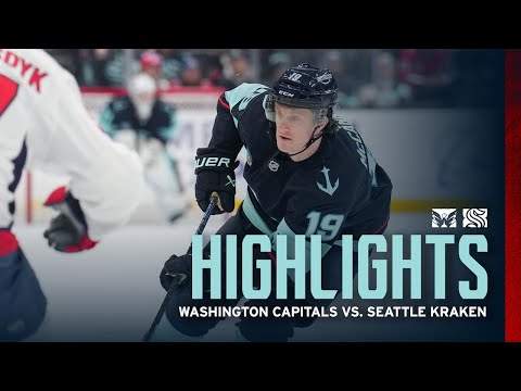 Washington Capitals vs. Seattle Kraken | 1/27 Game Highlights