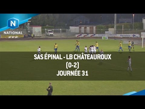 J31 : SAS Epinal - LB Châteauroux (0-2), le résumé