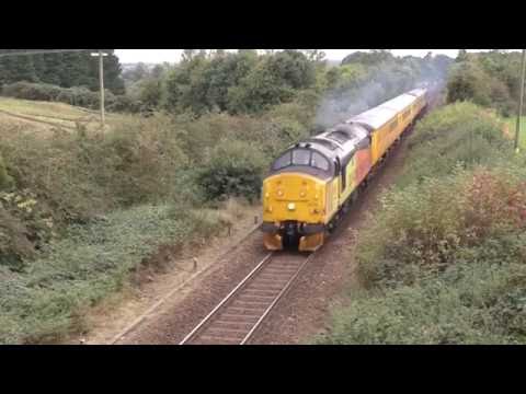 37219 T'n'T D6757 storm past Cuckoo Lane 13.10.16