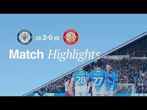 FC Stockport County 2-0 FC Stevenage