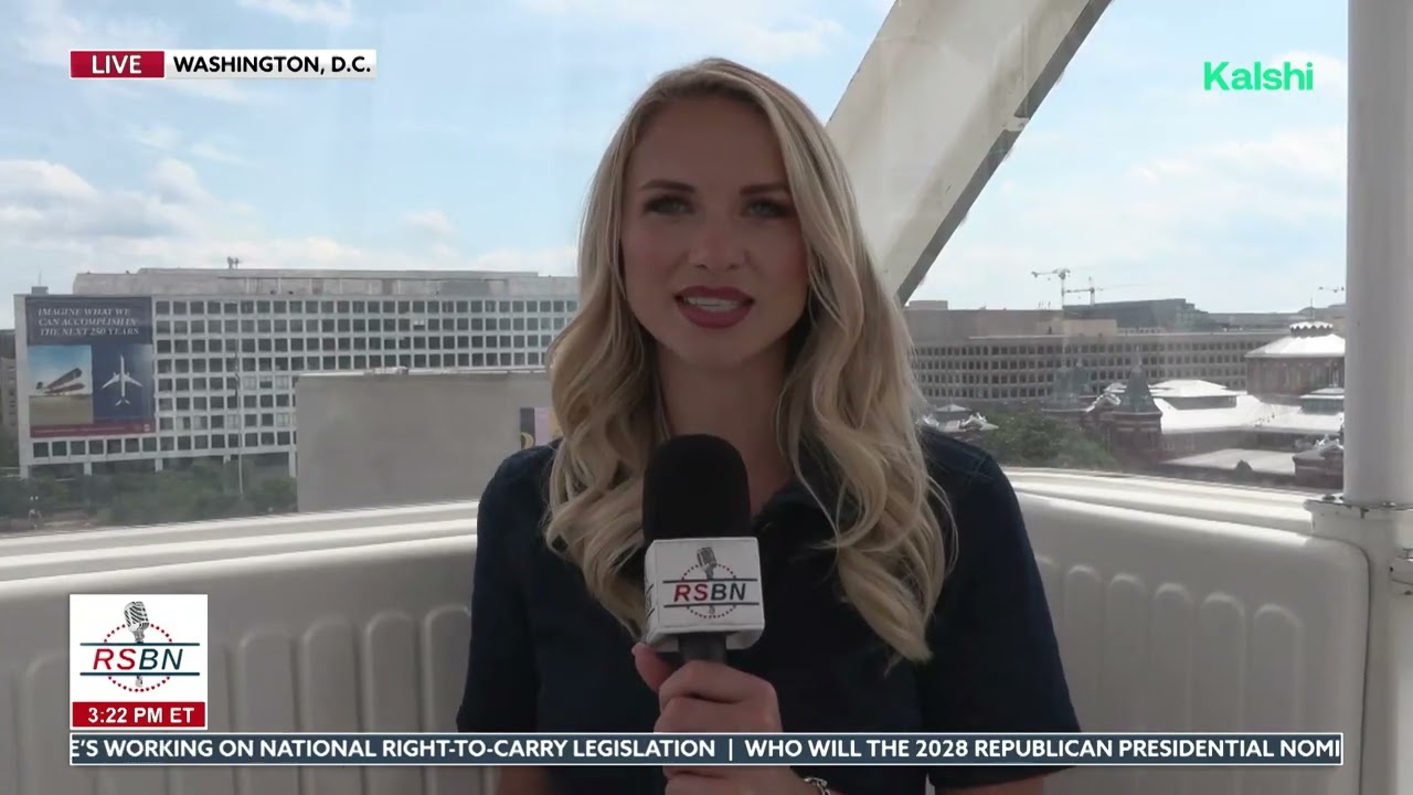 WATCH: RSBN Gets Scenic D.C. Views from Towering National Mall Ferris Wheel - 06/25/26