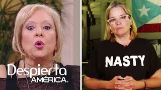 La polémica camiseta de la alcaldesa de San Juan, Puerto Rico