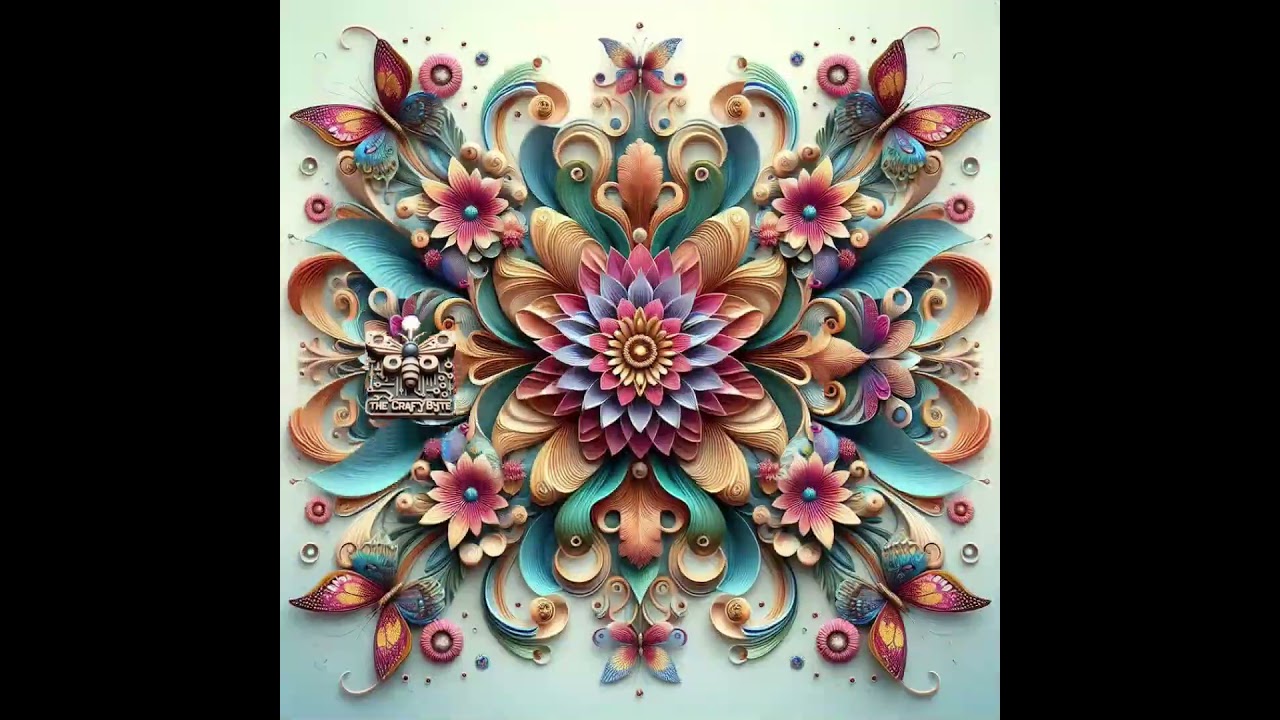 Blossoming Whimsy 12 Flowers and Butterflies Patterns - High-Resolution 2024 Square Pixels JPEG PDF