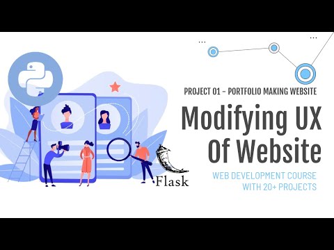 1 HINDI Project 1 Portfolio Making Website Using Flask Creating Home Page