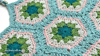 Elevate Your Hexagons with This Beautiful Lattice Join 🧶 🤩