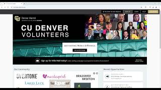 CU Denver Volunteers: Getting Started