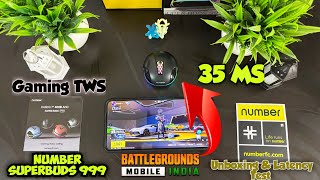Number Gaming Earbuds 35 Low Latency 🔥 | Number Superbuds 999 Unboxing & Gaming Test