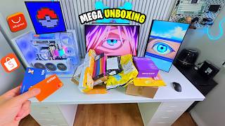 Comprei Itens INSANOS da Shopee e Aliexpress pro SETUP! (Mega Unboxing🔥)