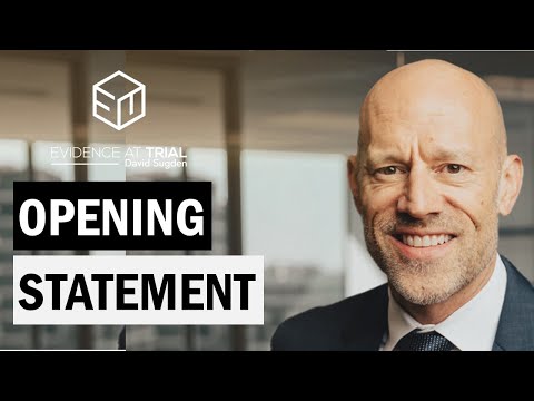 How to Improve Your Opening Statement in Five Minutes