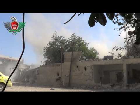 معارك عنيفة خاضتها كتيبة أسود الله للتصدي لمحاولة اقتحام قوات النظام حي جوبر في مدينة دمشق