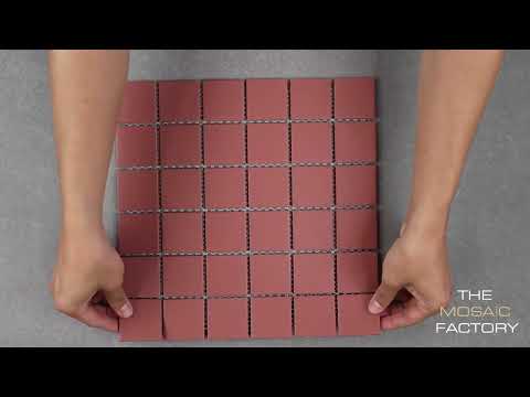 The Mosaic Factory Patterns mozaïektegel 4,8x4,8cm - Terra Cotta