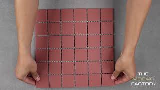 The Mosaic Factory Patterns mozaïektegel 4,8x4,8cm - Terra Cotta