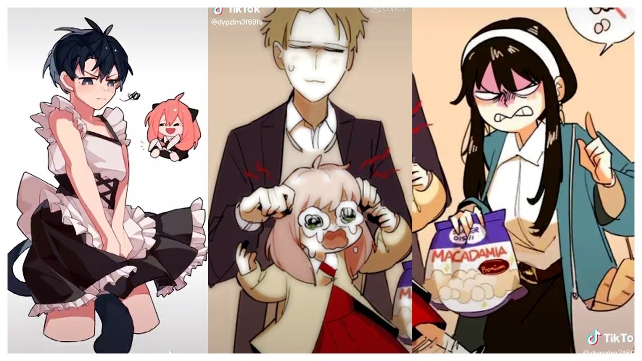 ティック トックスパイファミリー❤️ SPYxFAMILYペインティング  ❤️ - 厳選された面白くてかわいい瞬間の#6