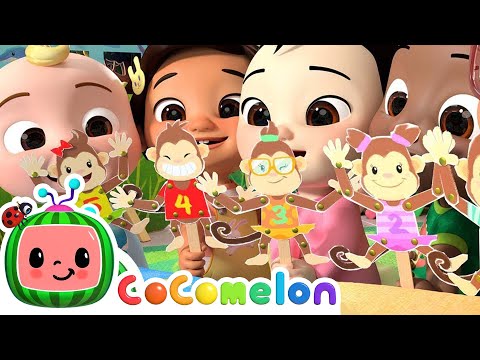 Five Little Monkeys Jumping on the Bed | CoComelon | Nursery Rhymes and Songs for Kids