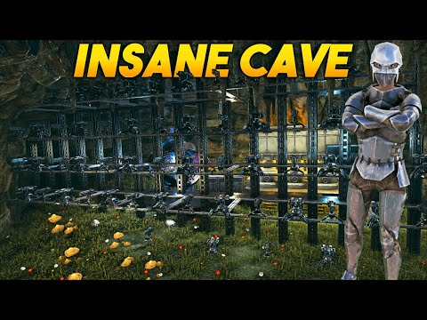 Surviving In The Best Cave On ARK Day 1
